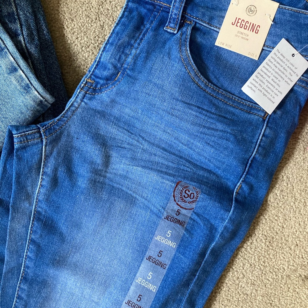 SO Low Rise Jeggings (PAIR) - Brand New with Tags